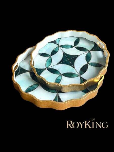 2'Lİ OVAL TEPSİ 44*36 VE 38*31 CM - 1