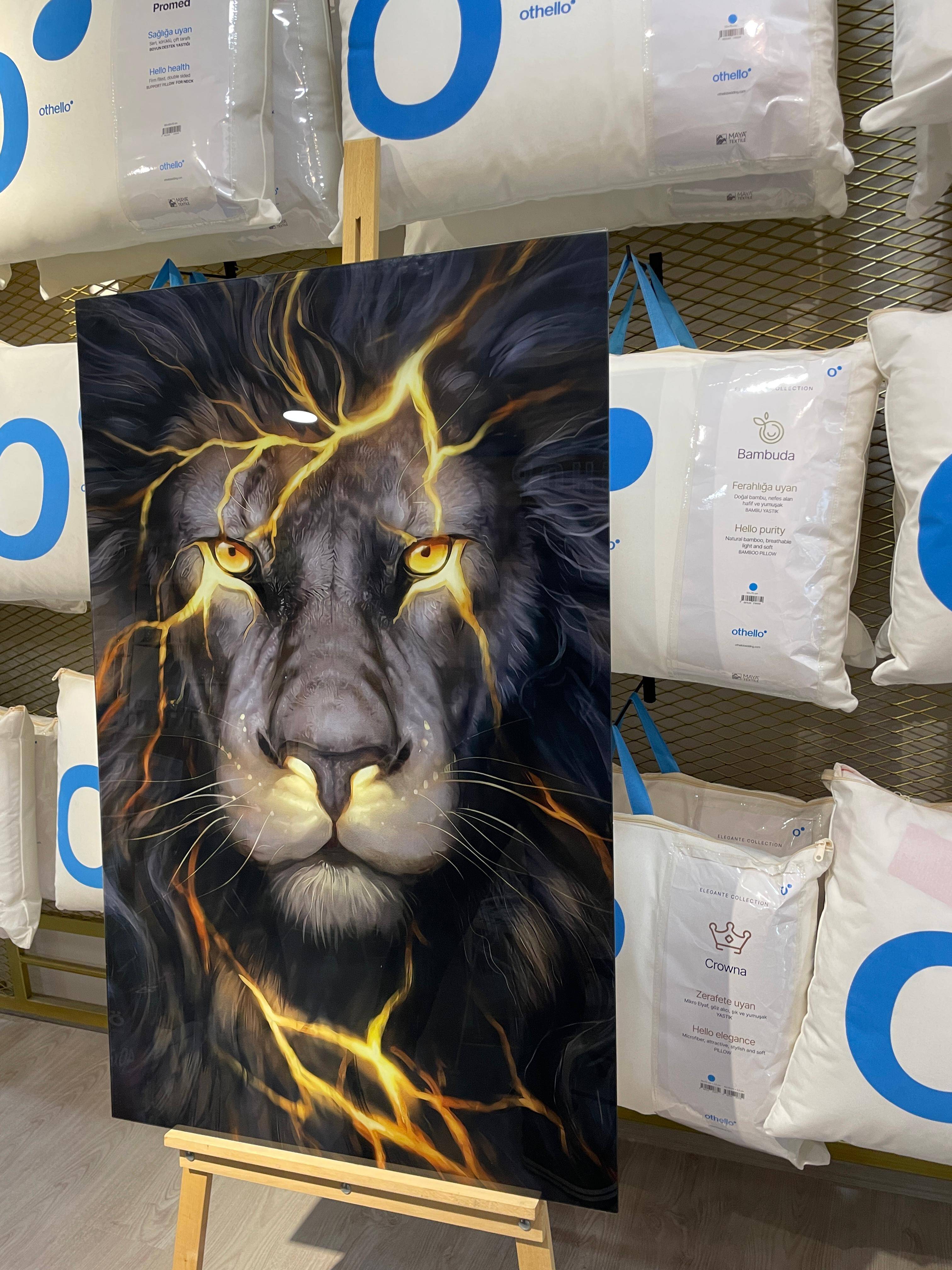 ASLAN CAM TABLO 70*110 CM - 2