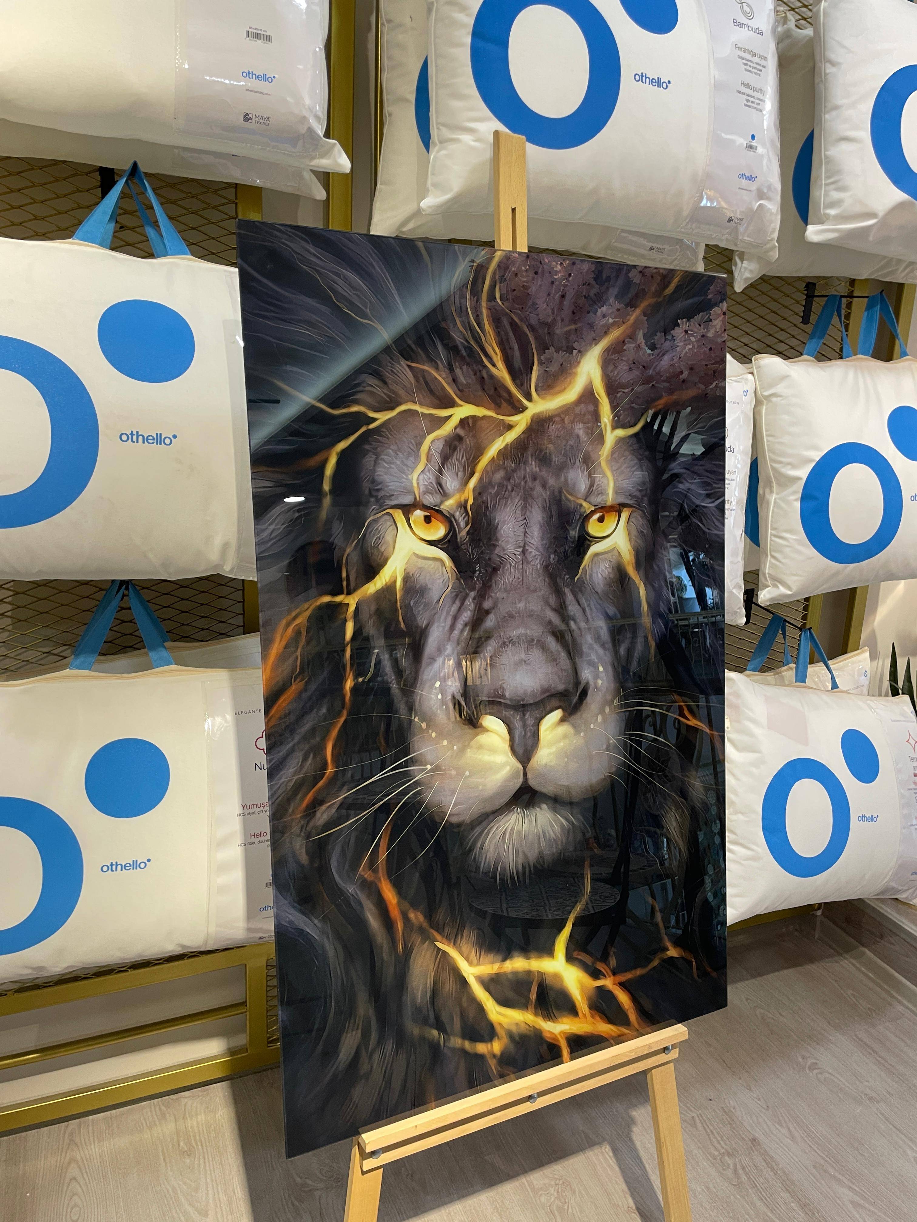 ASLAN CAM TABLO 70*110 CM - 3