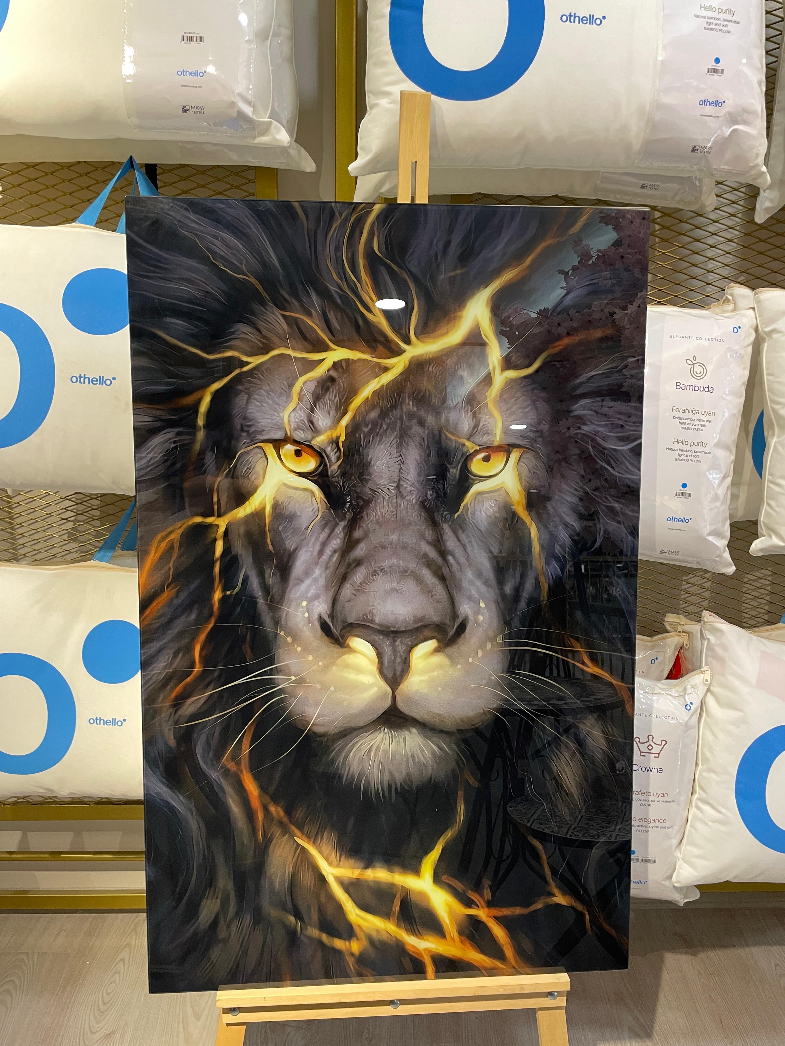 ASLAN CAM TABLO 70*110 CM - 1