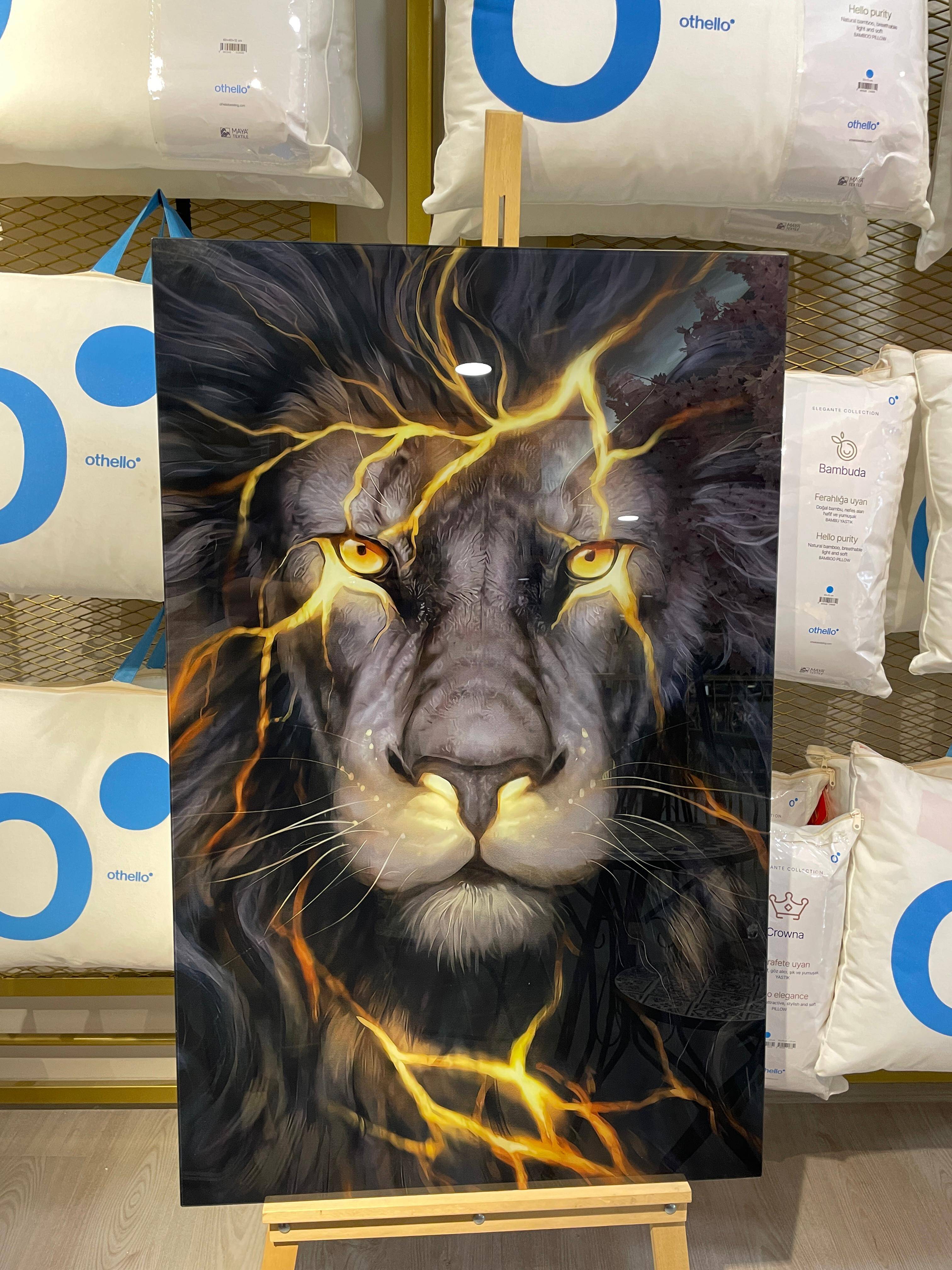 ASLAN CAM TABLO 70*110 CM - 1