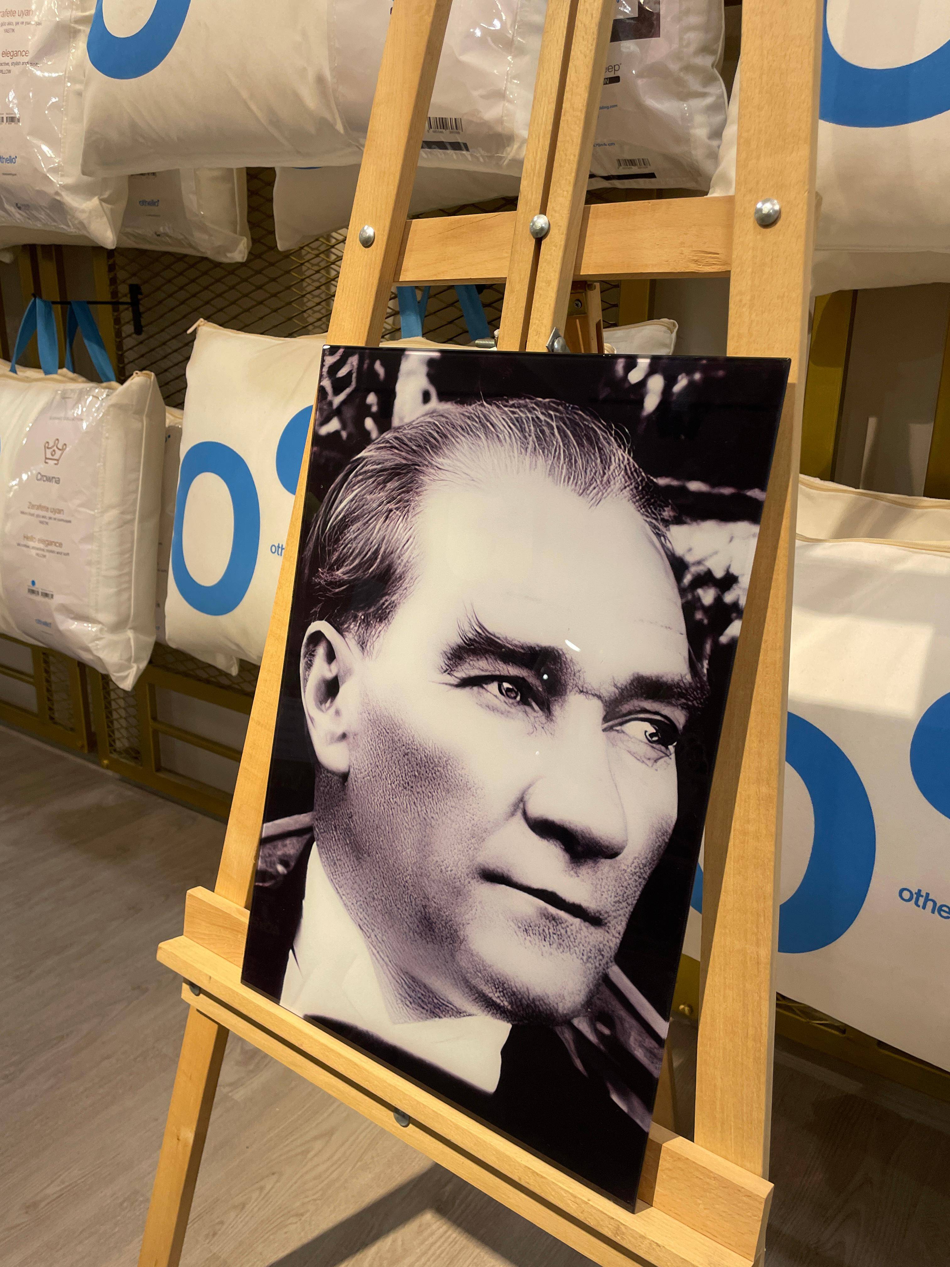 Atatürk Cam Tablo 35*50 cm - 2
