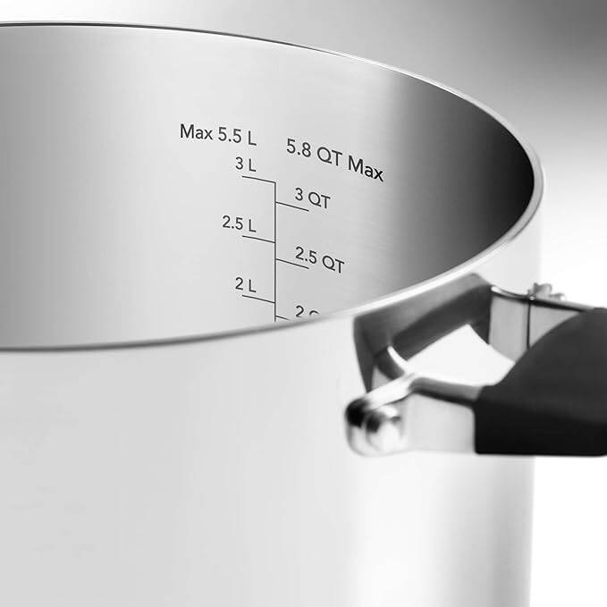 Castey Baltic Serisi Çelik Derin Sos Hazırlama Tenceresi 16 cm 2,5 Litre - 4