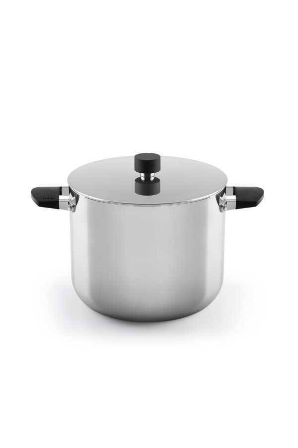Castey Baltic Serisi Çelik Derin Haşlama Tenceresi 24 cm 8,5 Litre - 1