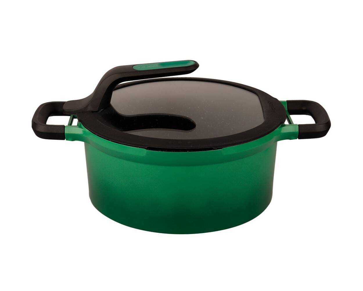 Berghoff Gem Stay Cool Derin Tencere Açık Yeşil 24cm+ HEDİYE TAVA AÇIK YEŞİL 28cm - 1
