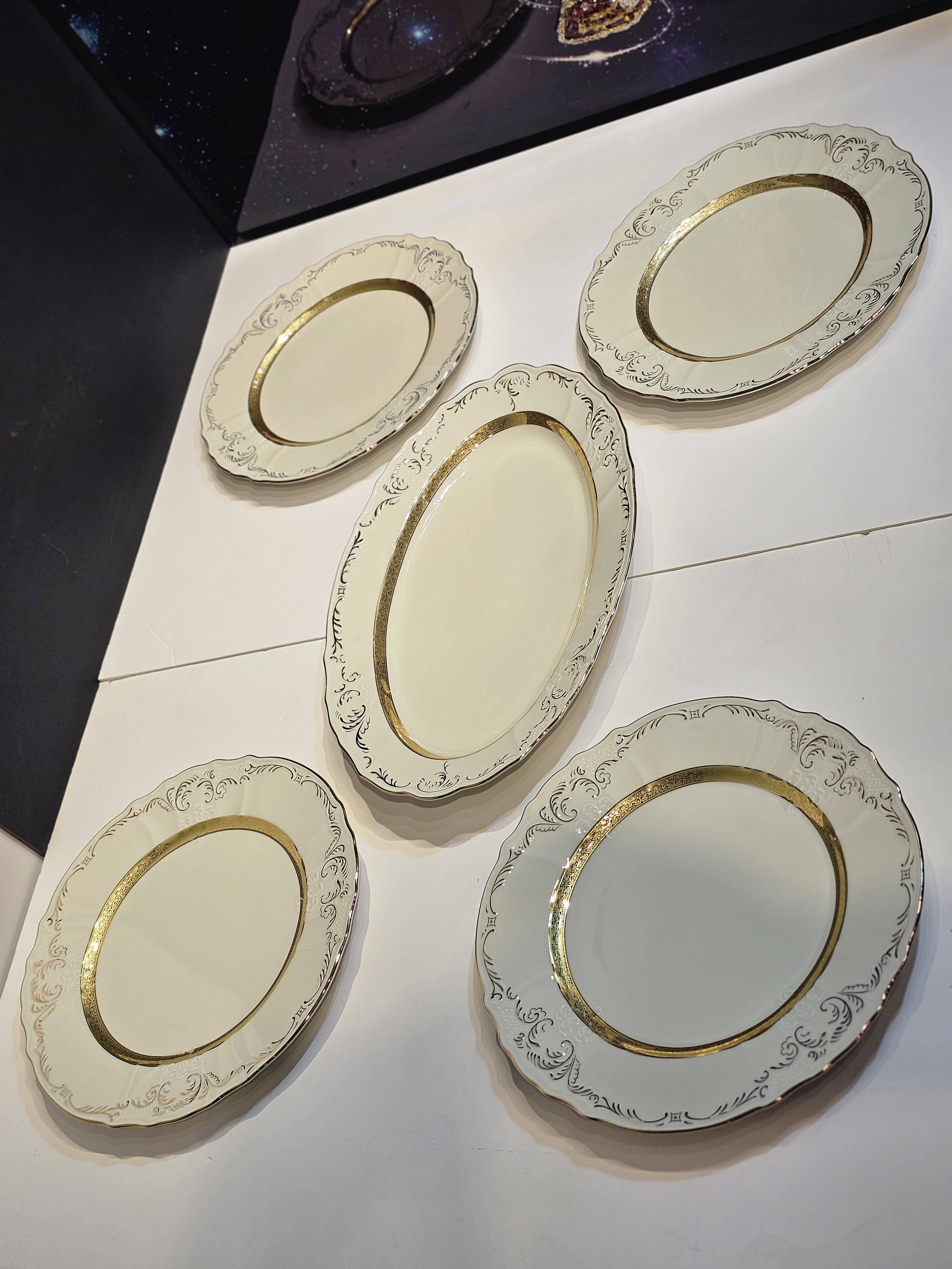 Bernadotte Gold Yaldızlı 77 parça Yemek Takımı - 4