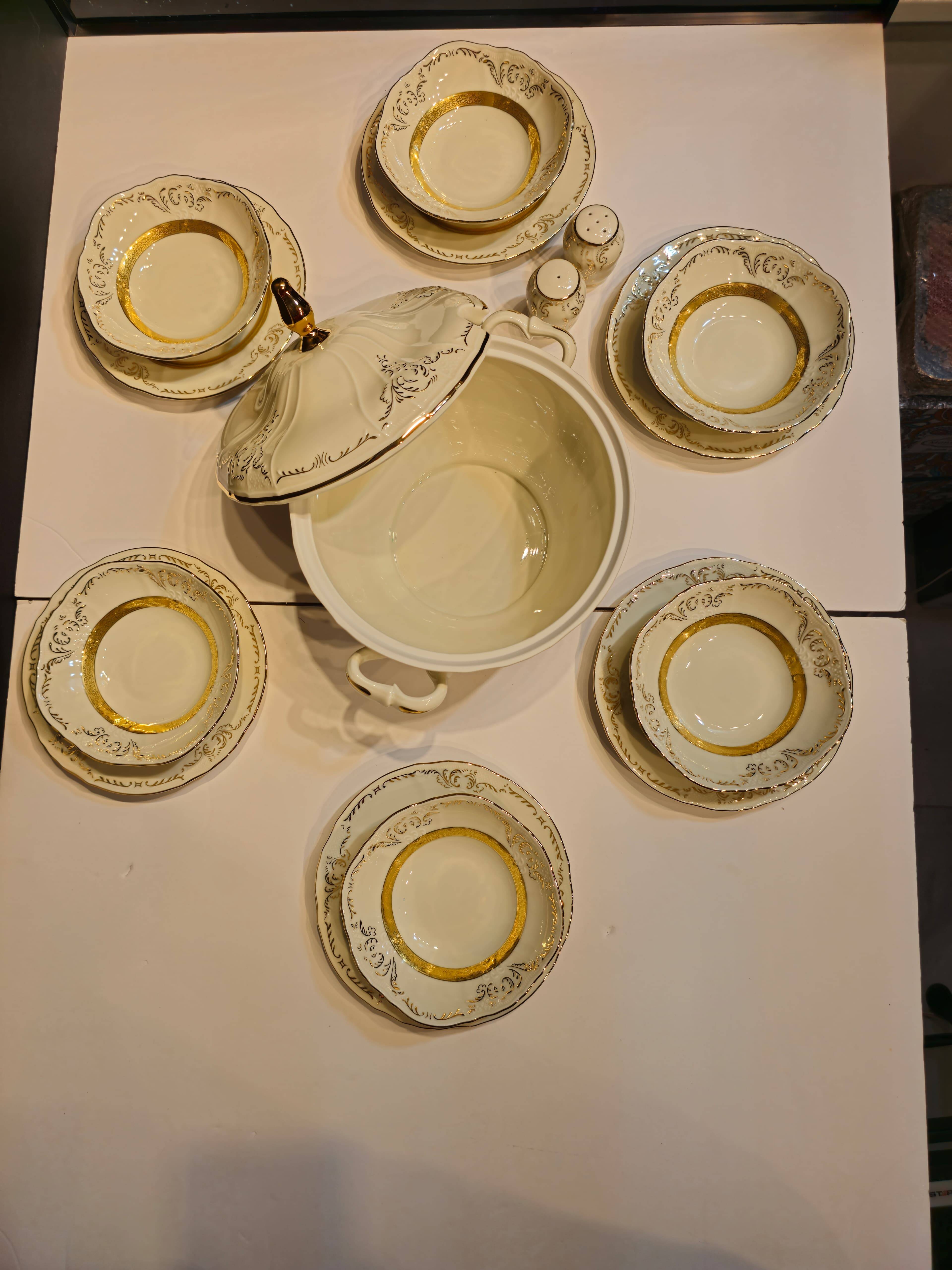 Bernadotte Gold Yaldızlı 77 parça Yemek Takımı - 5
