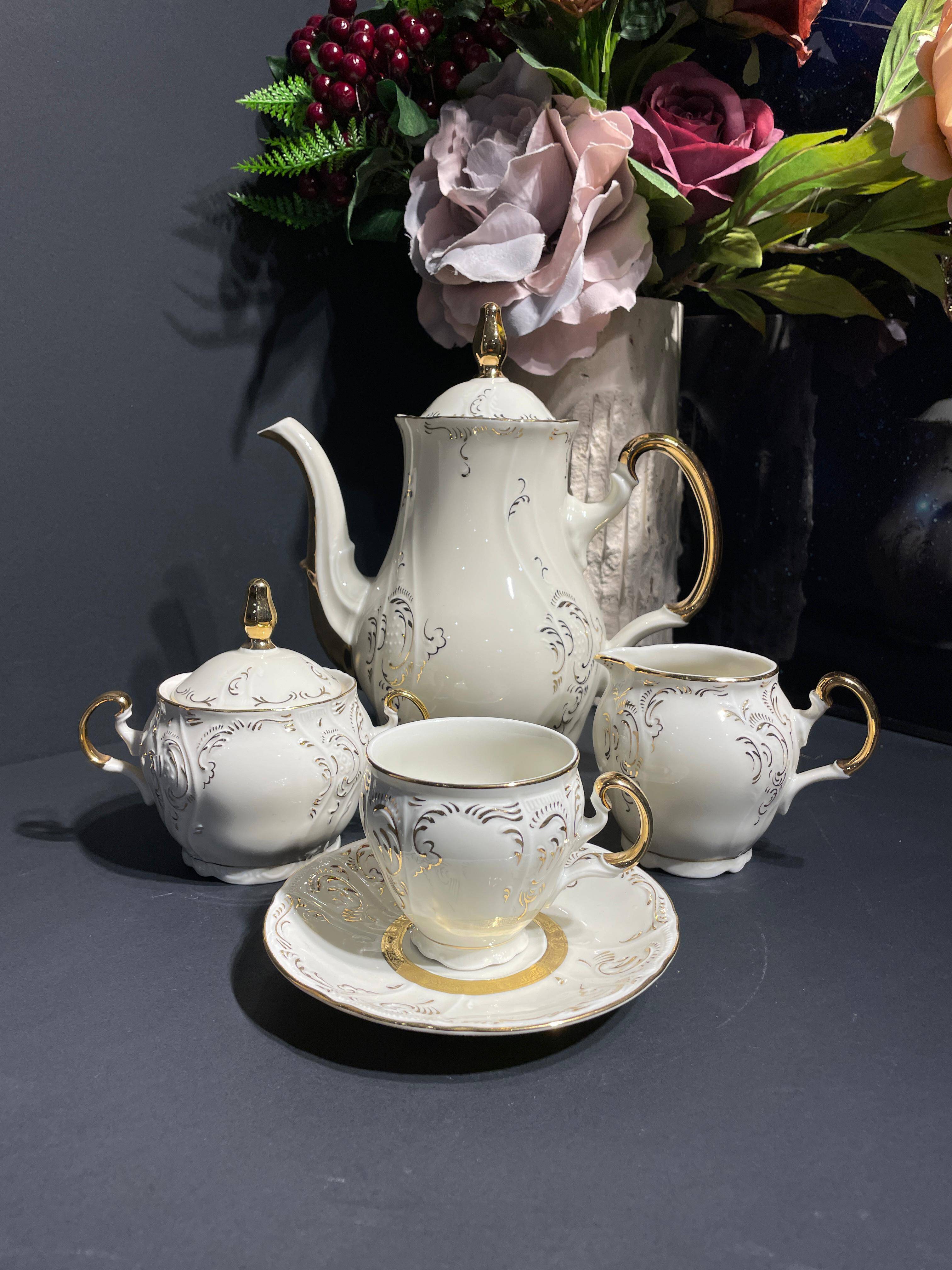 BERNADOTTE KALIN YALDIZ THUN COFEE SET 6/17 KAHVE TAKIMI - 1