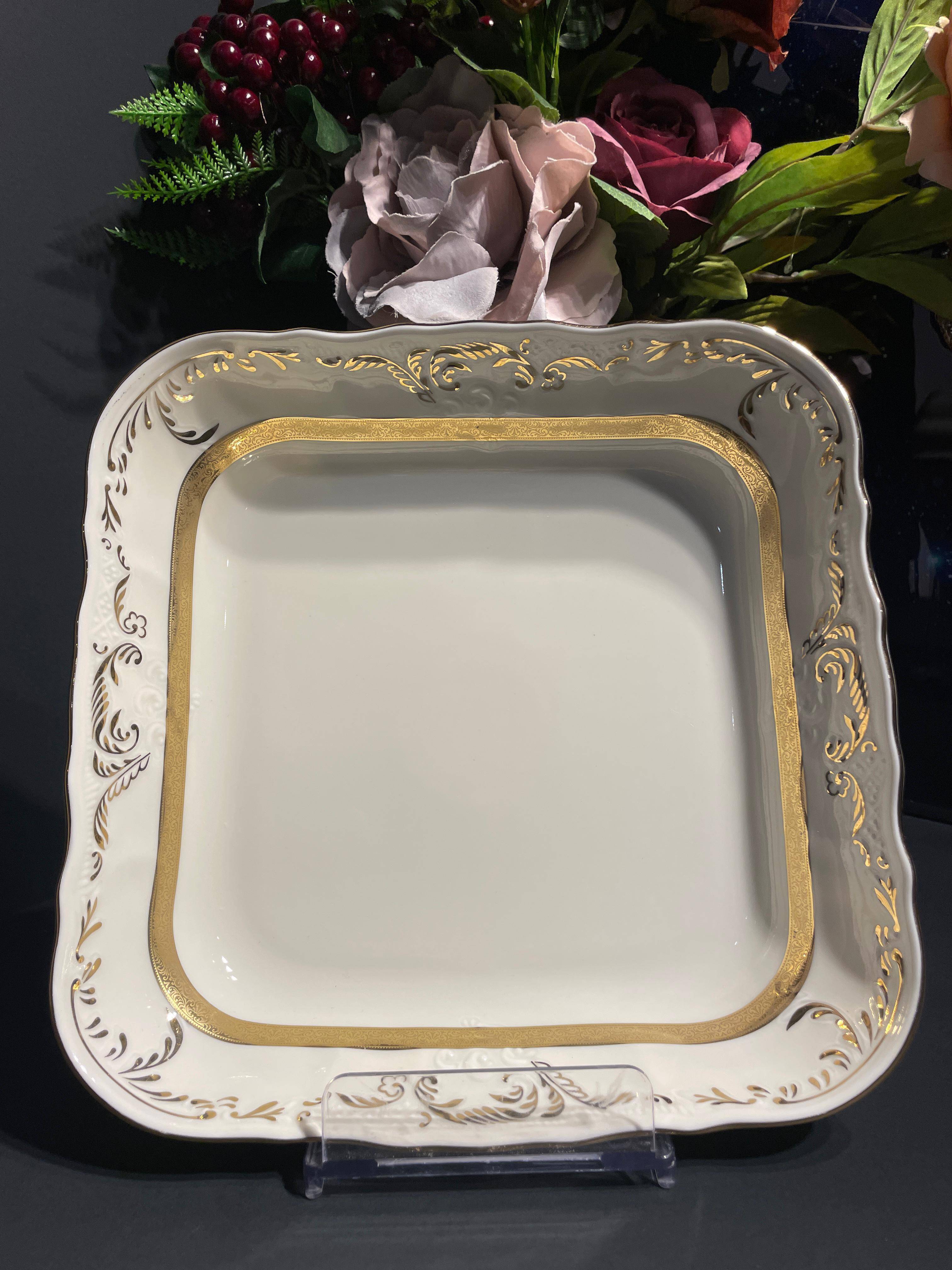BERNADOTTE KALIN YALDIZLI THUN SALATA KASESİ 25 CM - 1