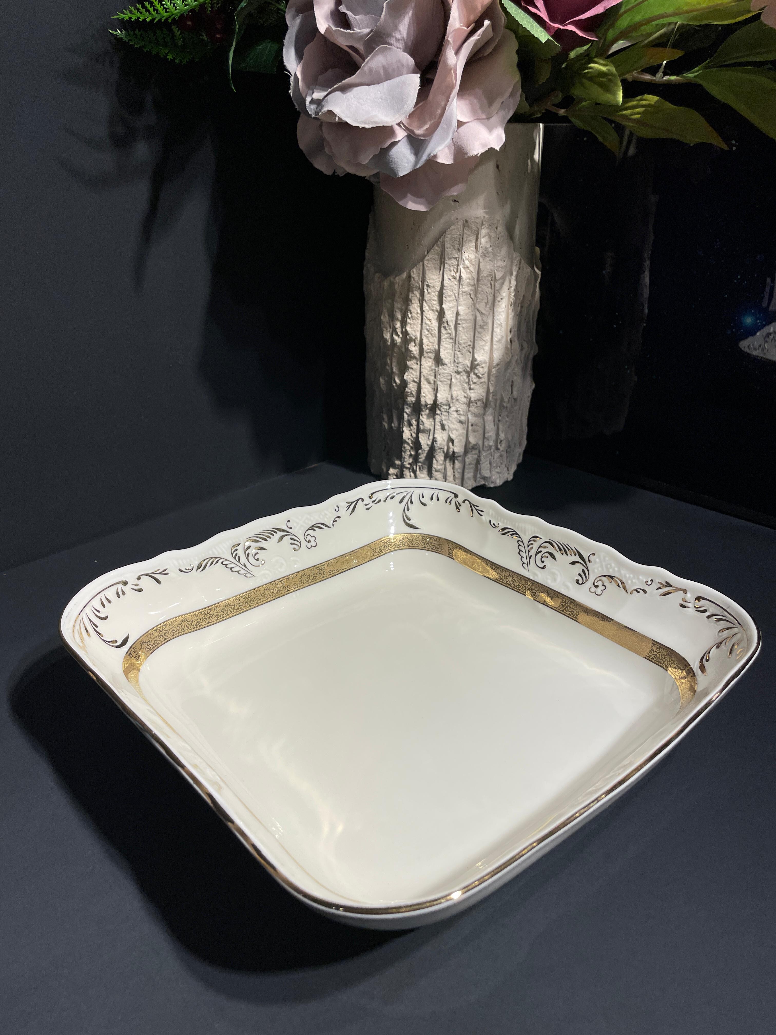 BERNADOTTE KALIN YALDIZLI THUN SALATA KASESİ 25 CM - 2