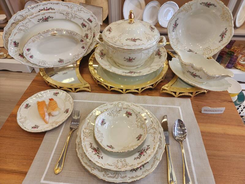 Bernadotte Rosenthal 77 Parça 12 Kişilik Yemek Takımı - 1