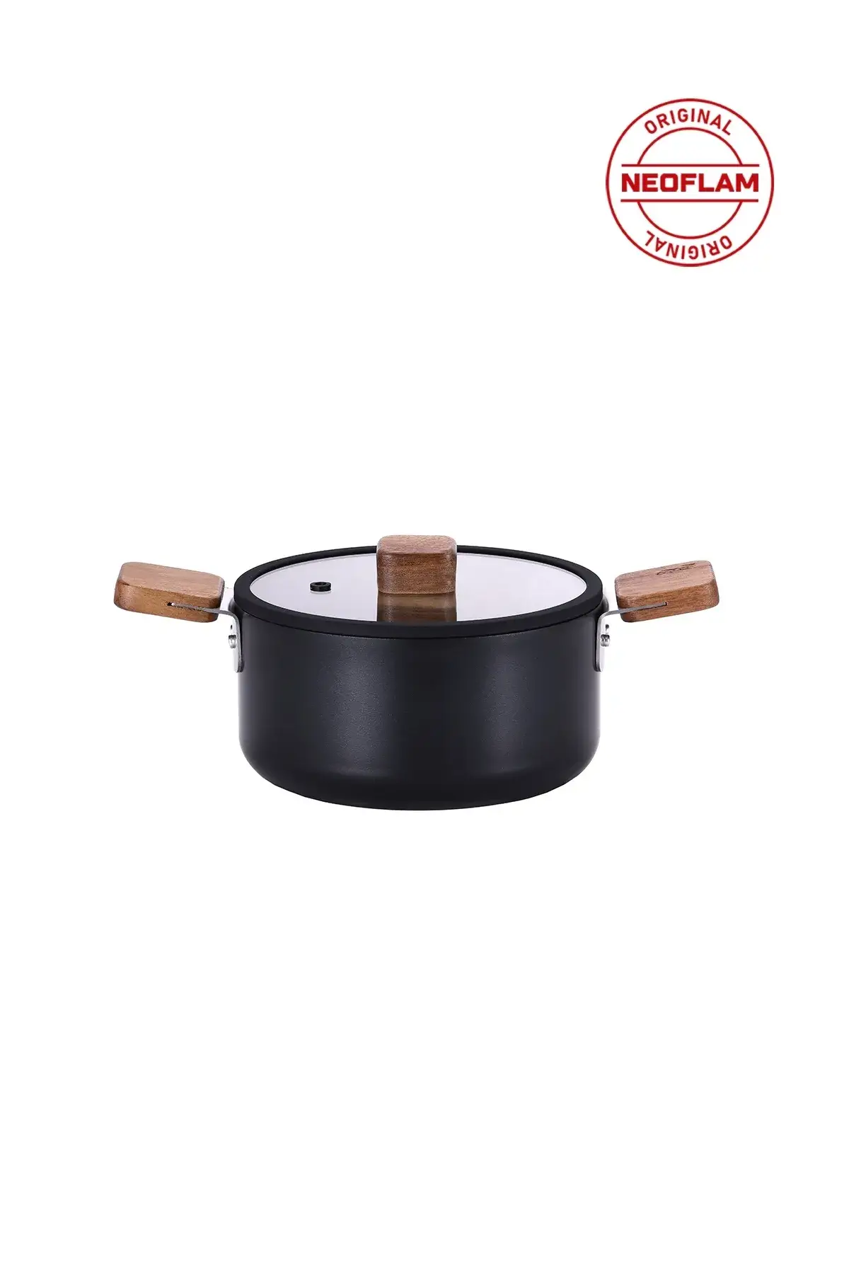 BIEN ALÜMİNYUM DÖKÜM TENCERE, SİYAH 18CM - 1