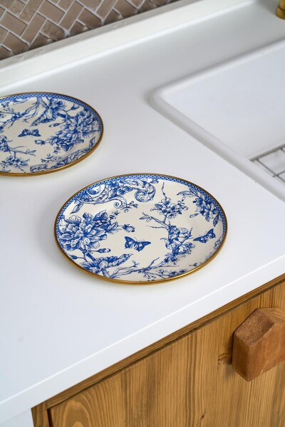 Blue Life Emaye 2'li Pasta Tabağı 20 Cm - 1