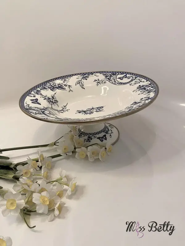 Blue Life Emaye Ayaklı Meyvelik 30 Cm - 4