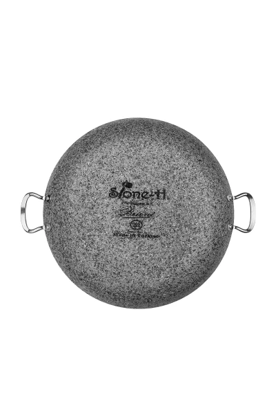 Brioni Stone-H 38 cm Çizilmez Yanmaz Yapışmaz İndüksiyonlu Şef Tenceresi - 4