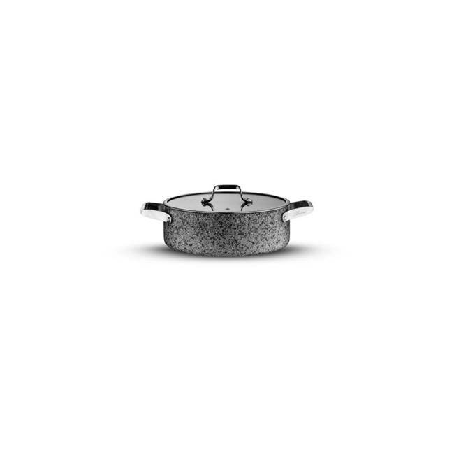 Brioni Stone-H Çizilmez Yanmaz Yapışmaz 22 Cm Basık Tencere - 1