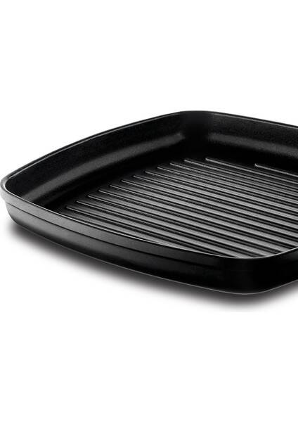 Castey Classic Serisi Izgara Kanallı Tava 27 cm - 5
