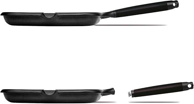 Castey Classic Serisi Izgara Düz Tava 27 Cm - 3