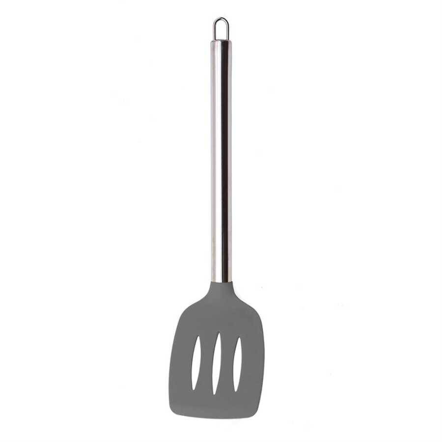 Castey Paslanmaz Çelik Saplı Silikon Balık Spatula - 4