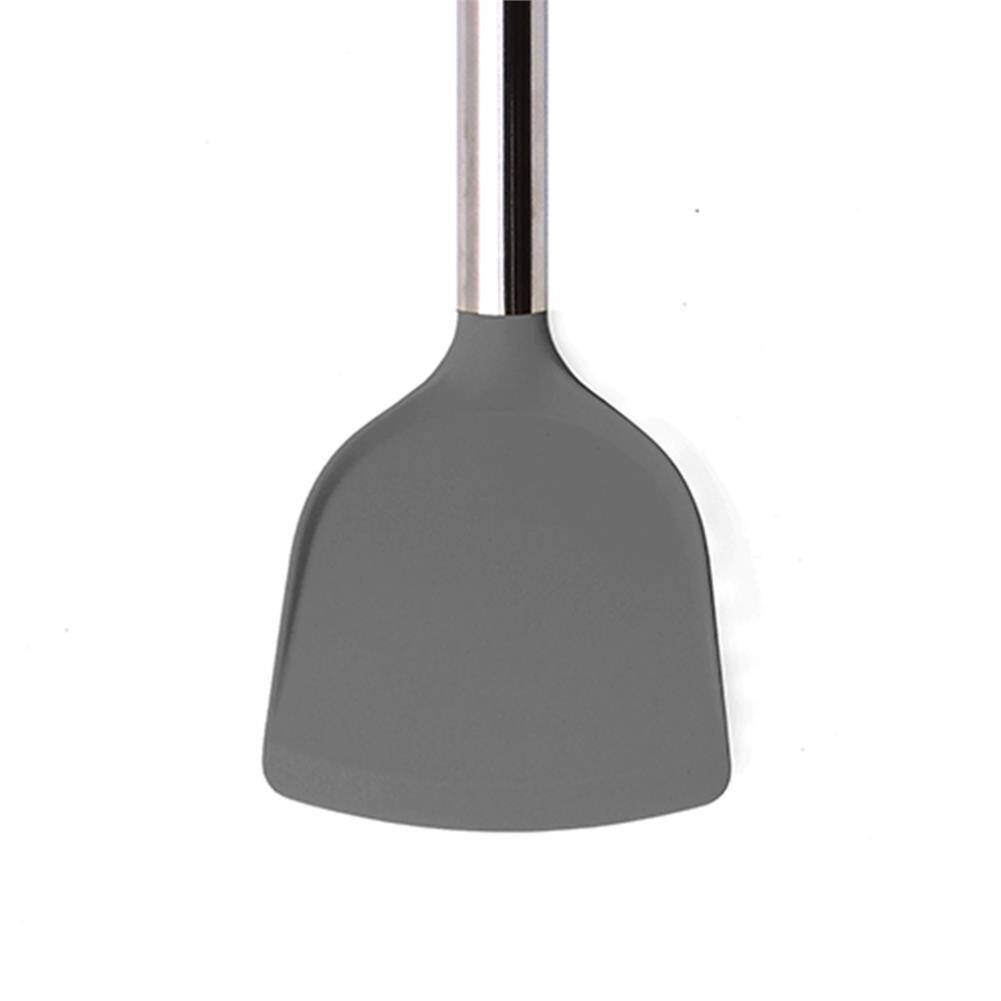 Castey Paslanmaz Çelik Saplı Silikon Turner-Spatula - 2