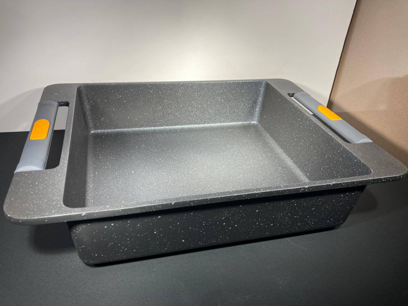 Castey Vulcano Serisi Kızartma Tavası + Temperli Cam Kapak 40 cm - 7