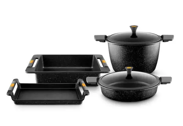 Castey Vulcano Serisi Sığ Güveç 30 cm 4,25 Litre - 8
