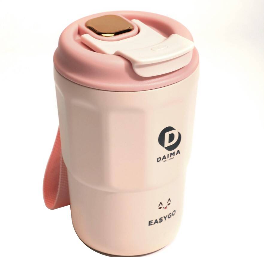 Daima EasyGo Bardak Termos Pembe 380 ml - 2