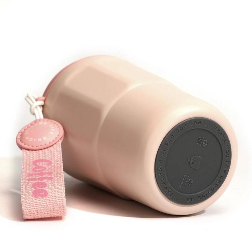 Daima EasyGo Bardak Termos Pembe 380 ml - 3