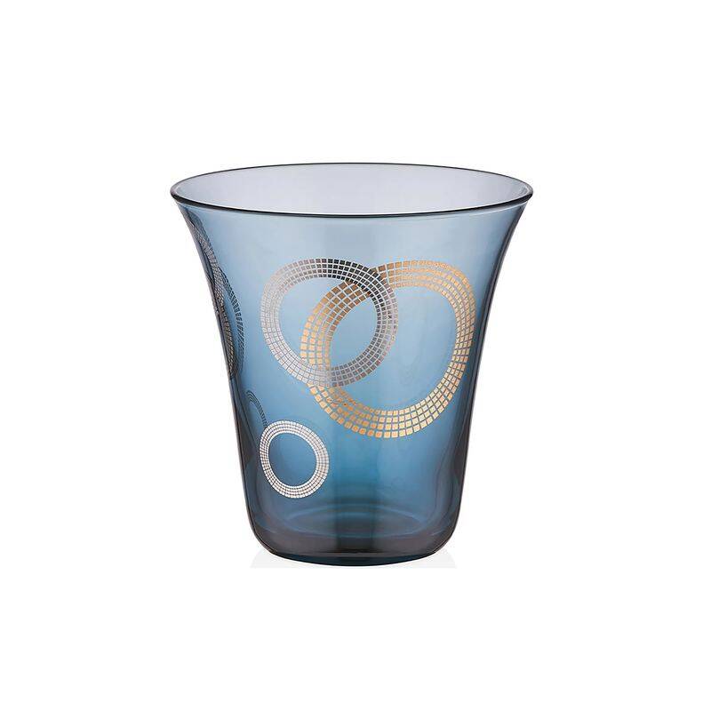 Decorium Viski Bardağı 4 Parça Lotus Mavi - 2