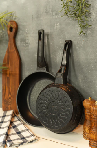 DİAMOND 2 PARÇA TAVA SETİ 24 CM - 28 CM - 5