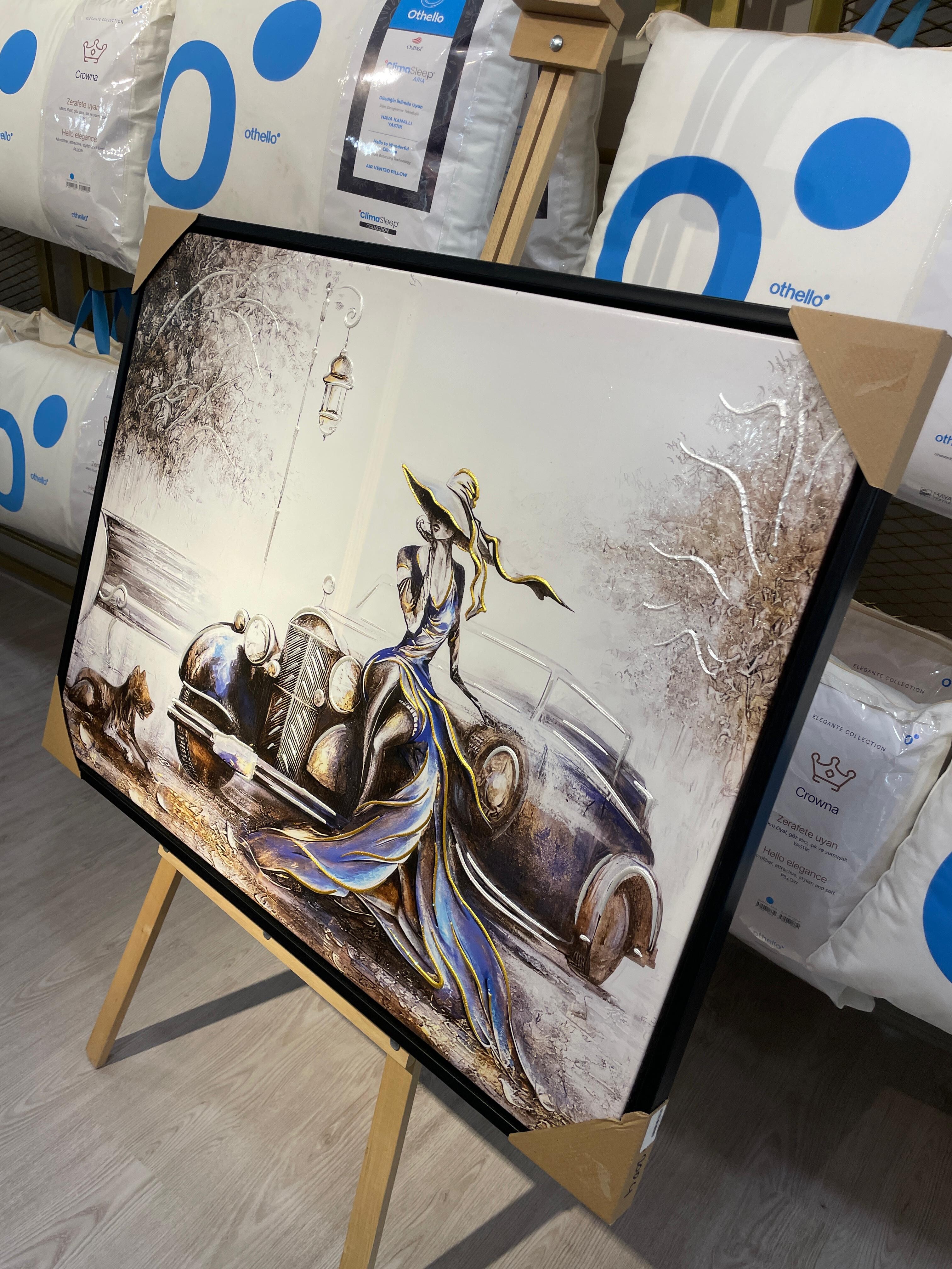 DOKULU KANVAS TABLO 75*100 CM - 2
