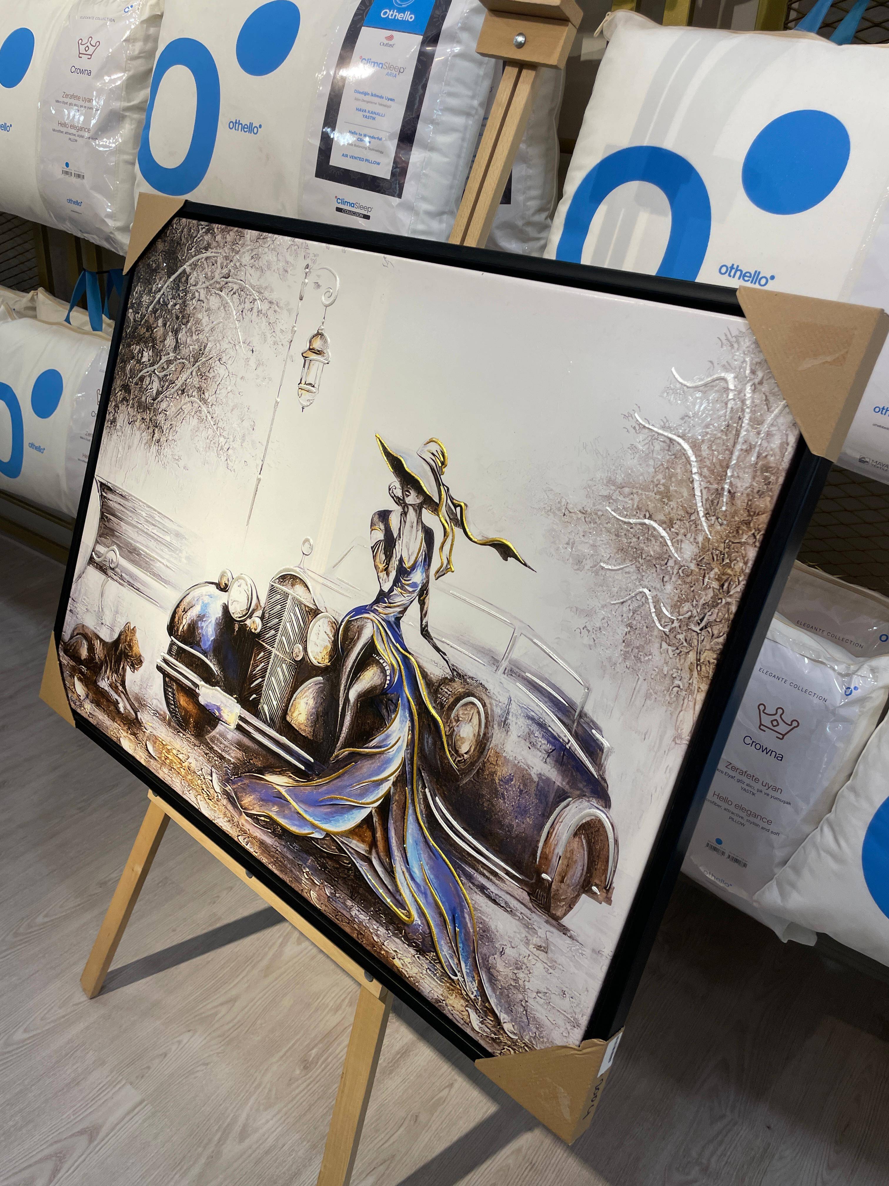 DOKULU KANVAS TABLO 75*100 CM - 2