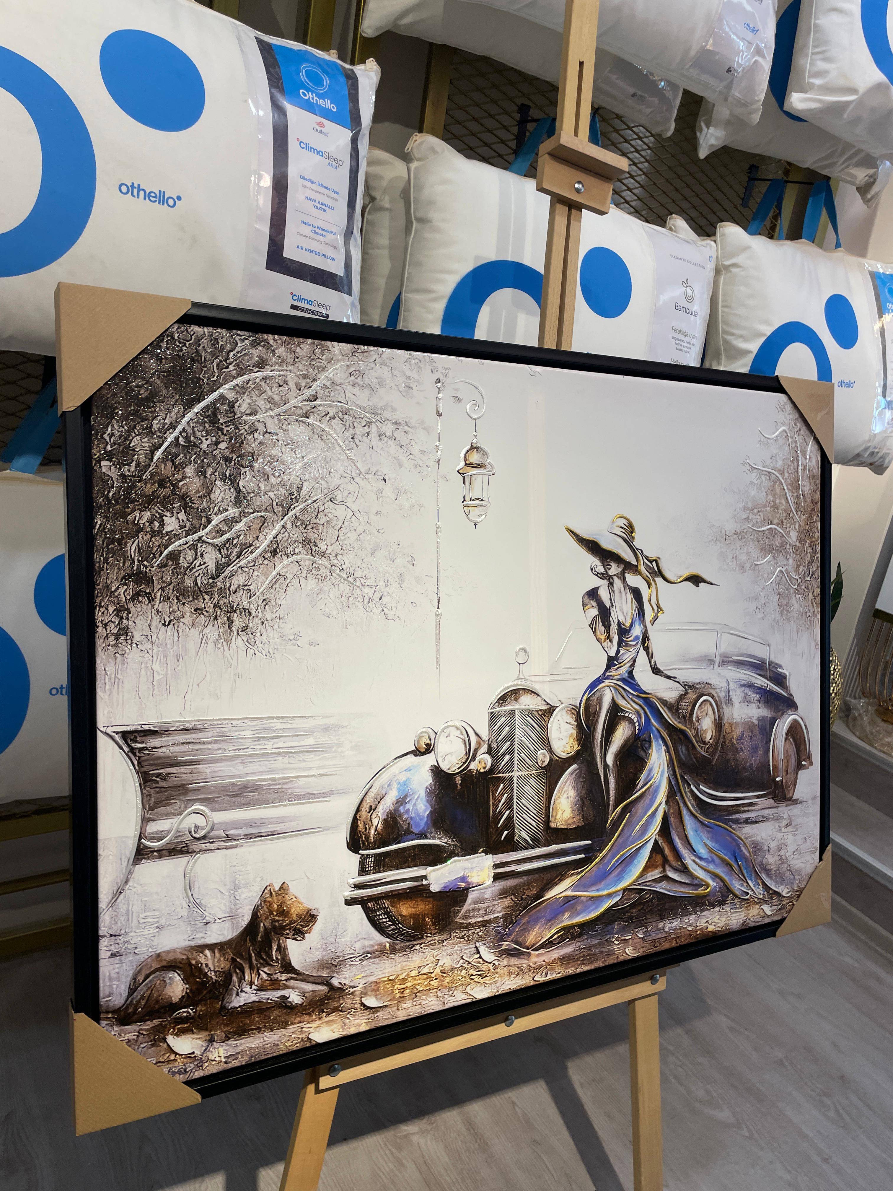DOKULU KANVAS TABLO 75*100 CM - 3