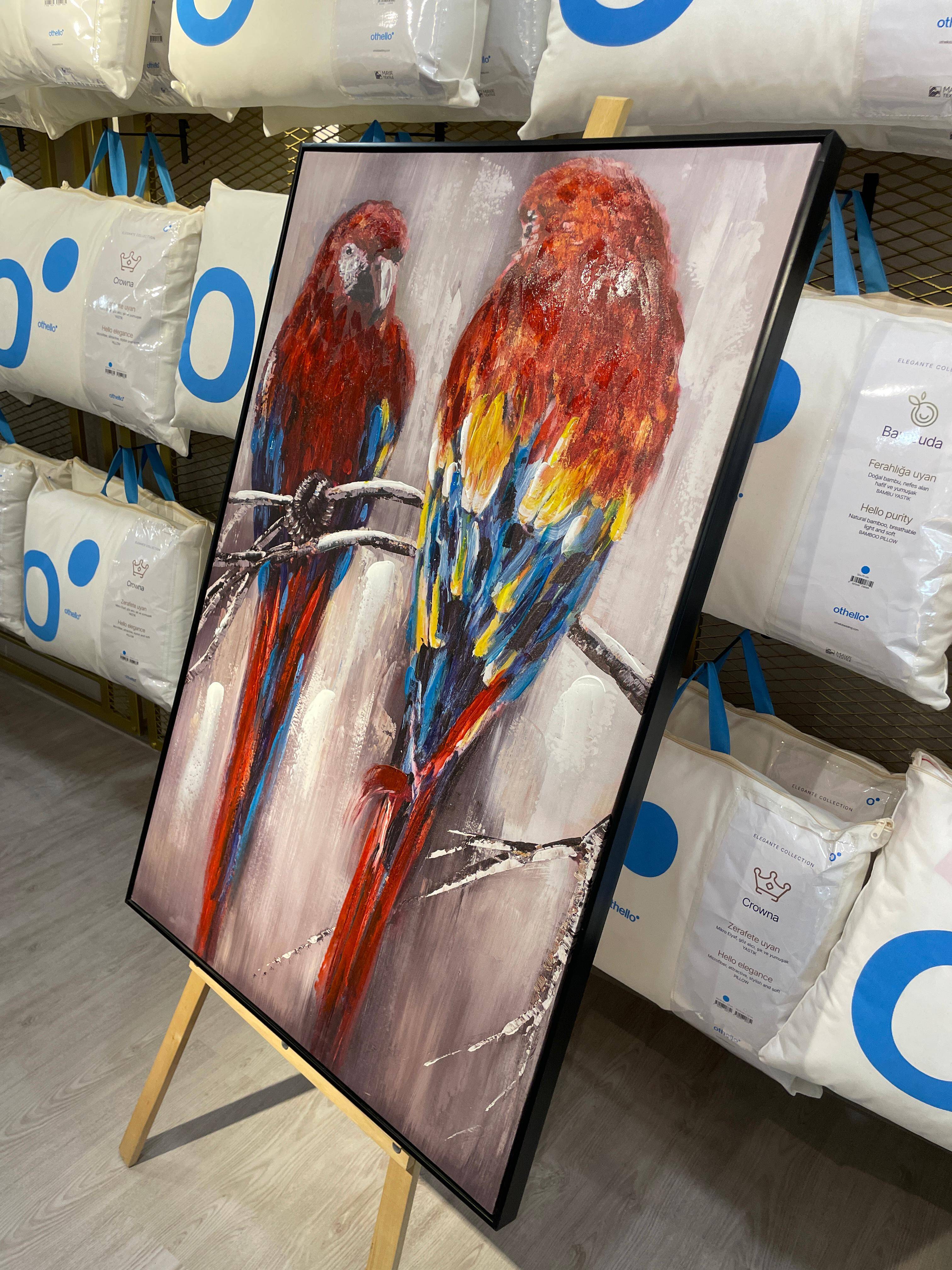 DOKULU KANVAS TABLO 80*120 CM - 2