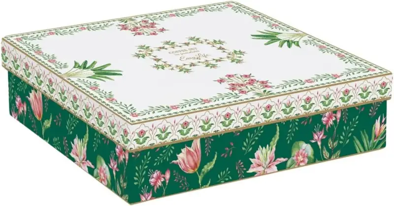 Easy Life Botanic Chic 6'lı Porselen Kahve Fincan Seti 100 ml - 4