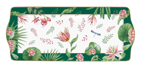 Easy Life Botanic Chic Porselen Sunumluk 35 x 15 cm - 1