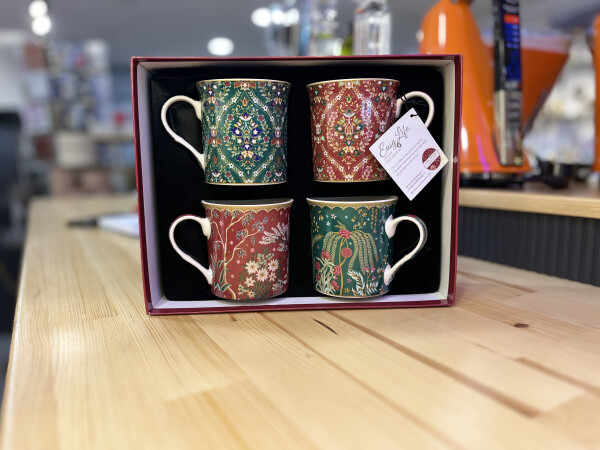 Easy Life Eclectic Chic 4'lü Fine China Porselen Kulplu Bardak Seti 300 ml - 1