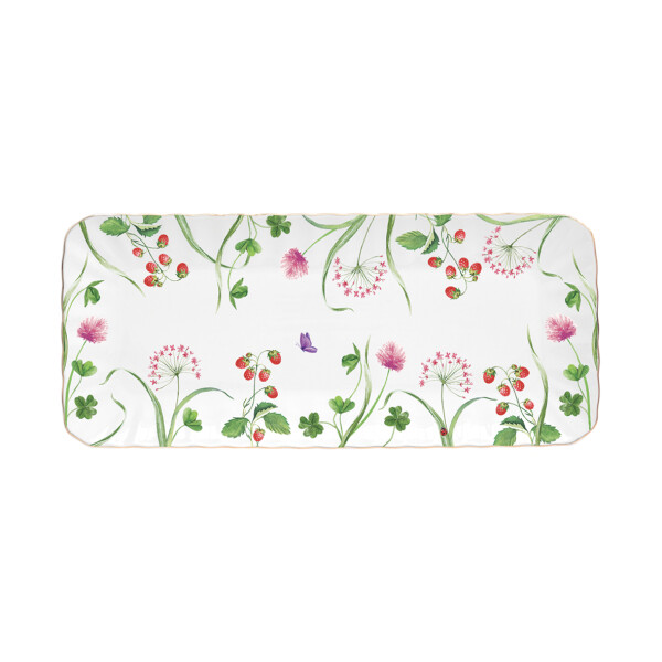 Easy Life En Plain Air Porselen Sunumluk 20 x 13 cm - 1