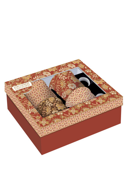 Easy Life Fleurs Des Reves 4'lü Fine China Porselen Kulplu Bardak Seti 300 ml - 2