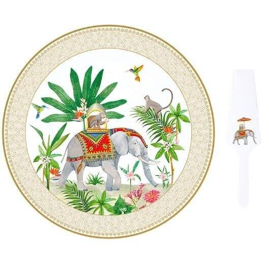 Easy Life Marajah Porselen Sunumluk Dilimleyicili 32 cm - 1