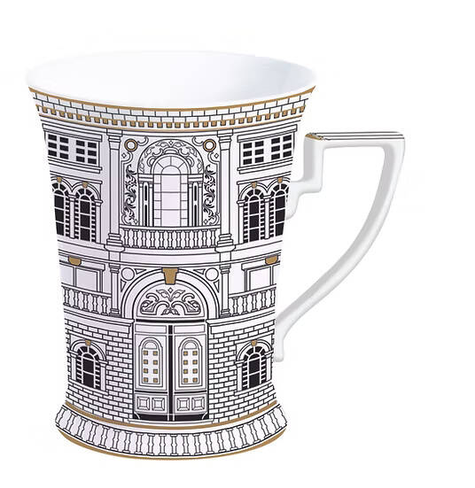 Easy Life Palazzo Porselen Kulplu Bardak 300 ml - 1