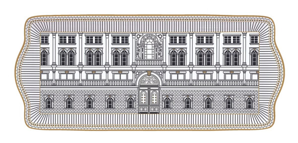 Easy Life Palazzo Porselen Sunumluk 35 x 15 cm - 1