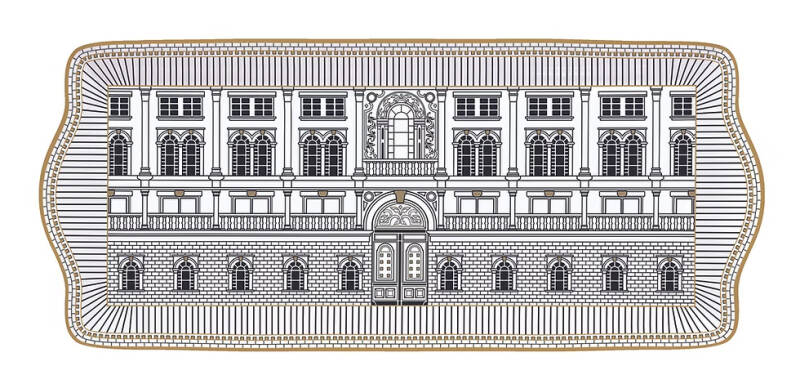 Easy Life Palazzo Porselen Sunumluk 35 x 15 cm - 1
