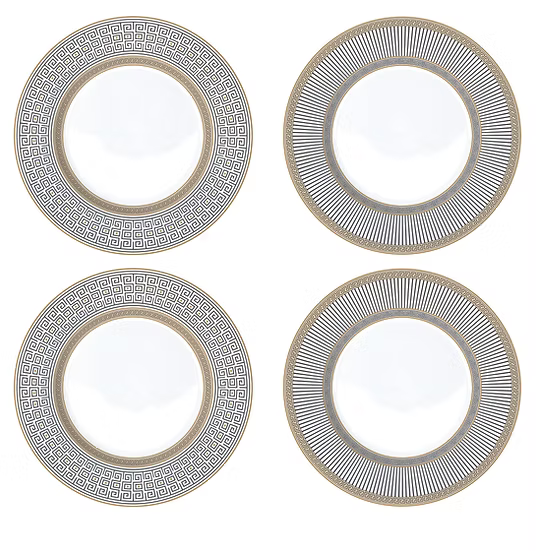 Easy Life Palladium 4'lü Porselen Pasta Tabağı 19 cm - 1