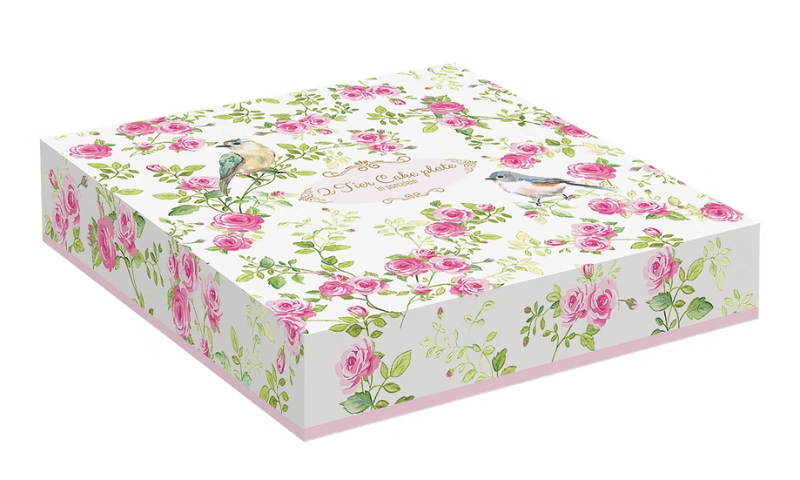 Easy Life Spring Time 2 Katlı Porselen Sunumluk Ø 16 cm / 21 cm - 2