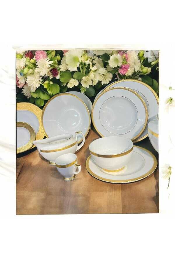 FALKEN 9138 İDEAL GOLD 62 PARÇA YEMEK TAKIMI - 3