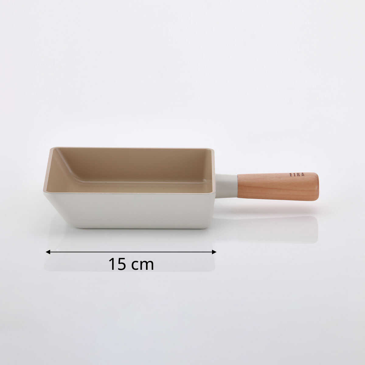 FİKA ALÜMİNYUM DÖKÜM OMLET TAVA 15CM, BEJ - 1