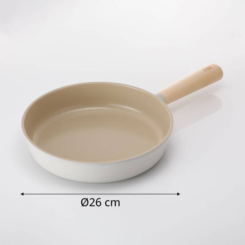 FİKA ALÜMİNYUM DÖKÜM TAVA 26CM, BEJ - 3