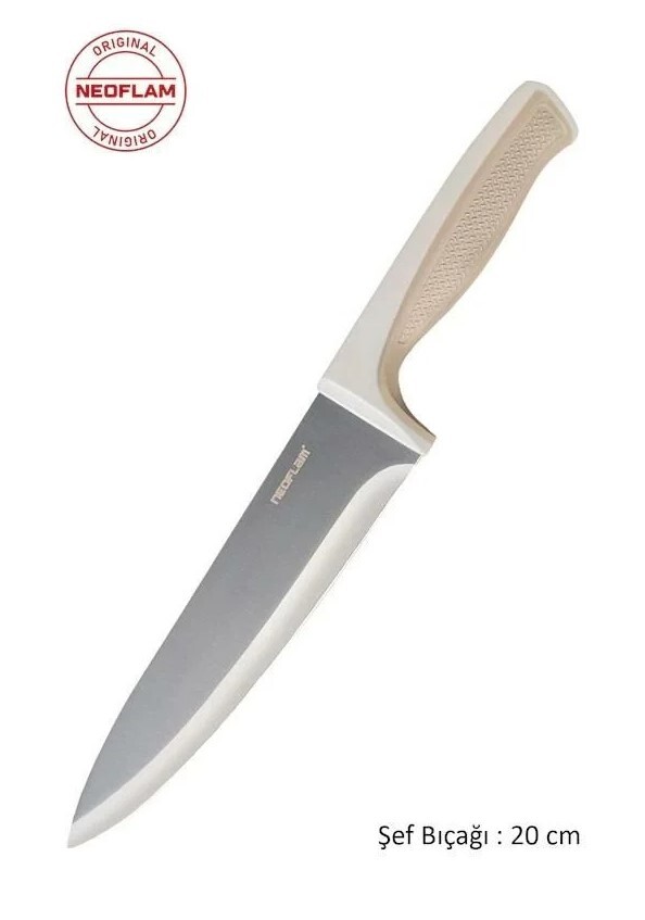 FİKA MİCROBAN ŞEF BIÇAĞI 20CM, BEJ - 2