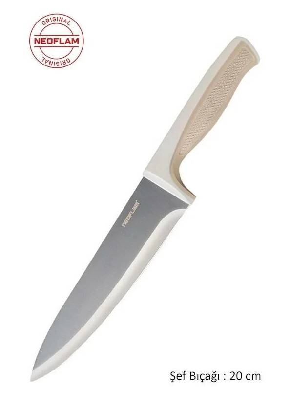 FİKA MİCROBAN ŞEF BIÇAĞI 20CM, BEJ - 2